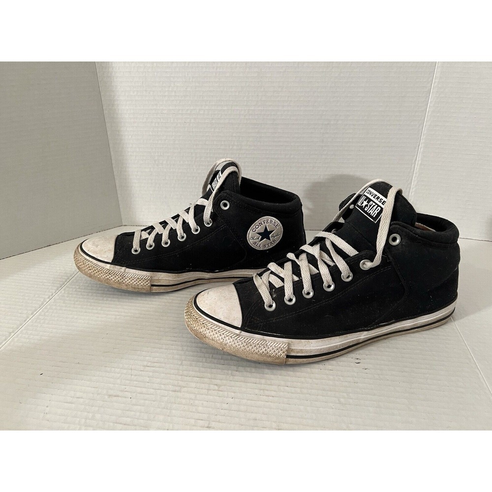 Converse Chuck Taylor All Star Black Shoes Unisex Size M 11.5 W 13.5 - Picture 3 of 15
